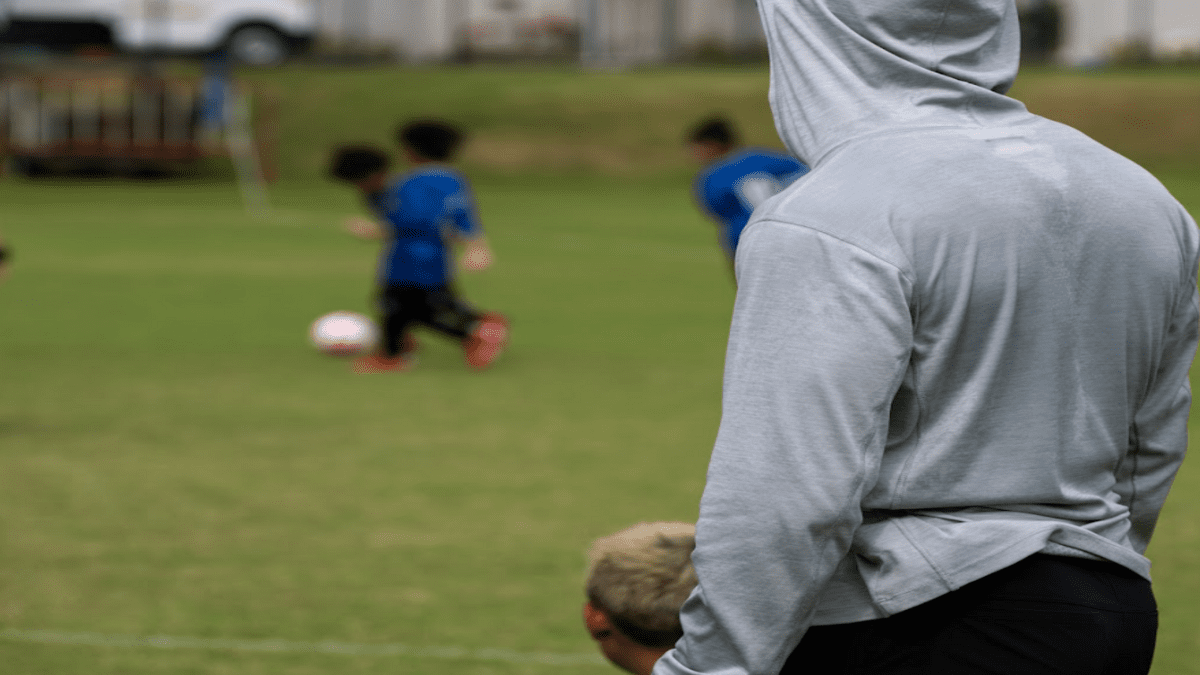 I only came to watch my son play football – it wasn’t meant to be like this….