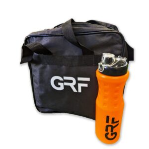 Water Bottle Carry Bag & 8 GRF Bottles - Fluo Orange