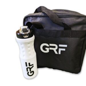 Water Bottle Carry Bag & 16 GRF Bottles - White