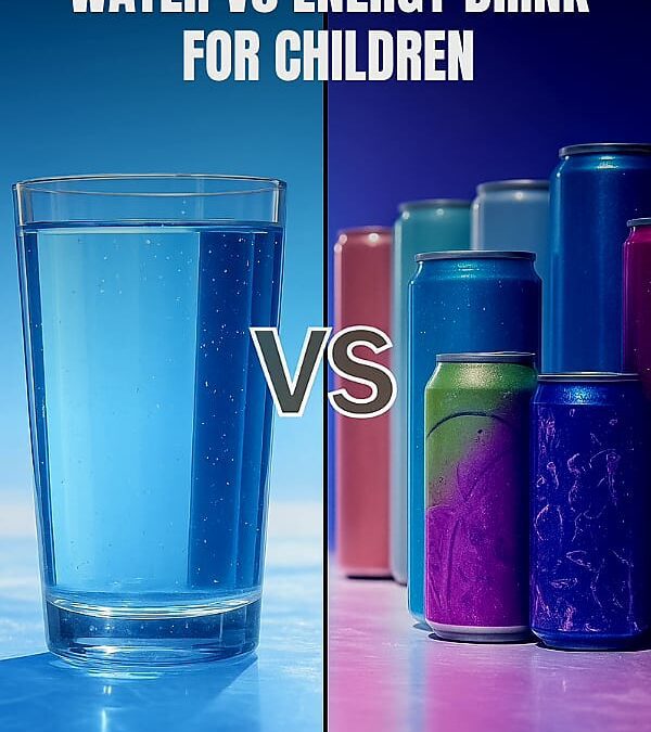 WATER Vs ENERGY DRINK FOR CHILDREN