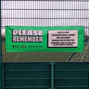 FA RESPECT THE STANDARD PITCHSIDE BANNER (6ft x 2ft)