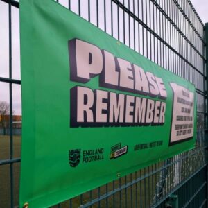 FA RESPECT THE STANDARD PITCHSIDE BANNER (6ft x 2ft)