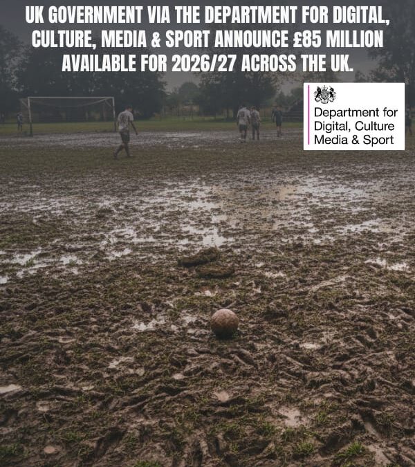 DCMS ANNOUNCE £85 million of funding to be distributed in 2026/27
