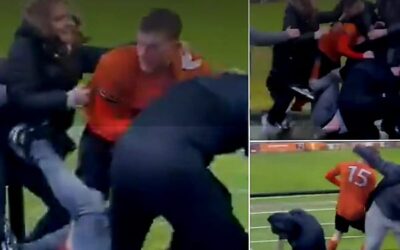 Non League match descends into chaos