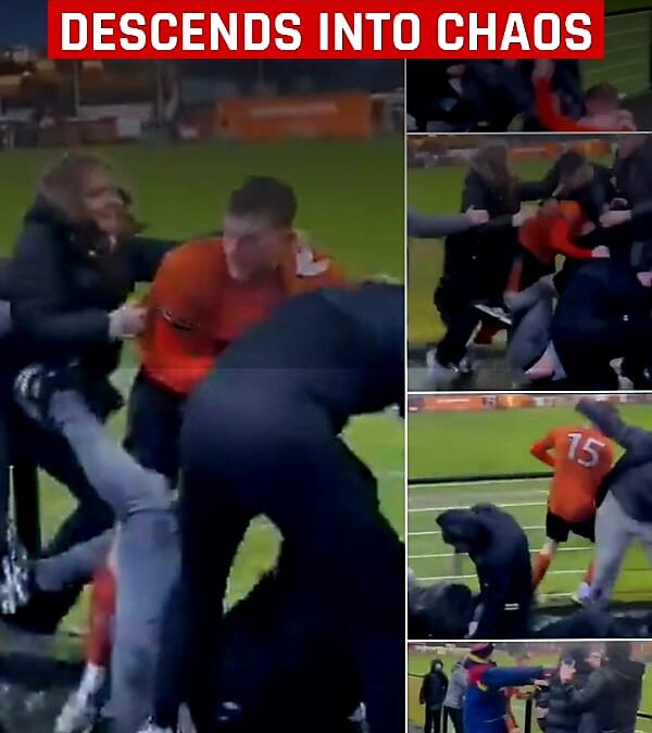 Non League match descends into chaos