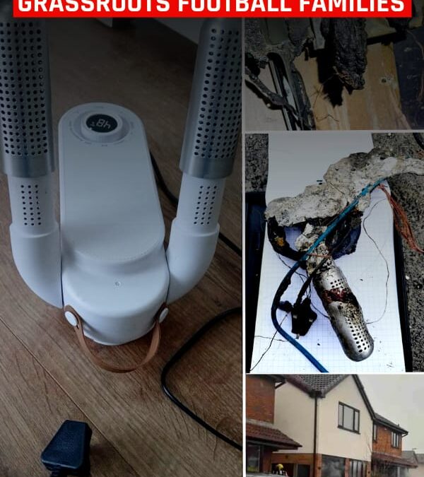 SERIOUS FAMILY HOUSE FIRE BELIEVED TO HAVE BEEN CAUSED BY BOOT DRYER