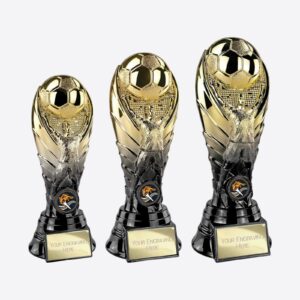 Winning Goal Football Heavyweight Trophy Silver