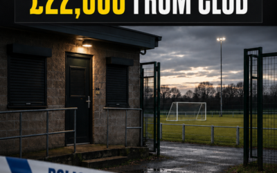 GRASSROOTS CHAIRMAN ADMITS STEALING £22,000 FROM CLUB – RECEIVES 20 MONTH SUSPENDED SENTENCE